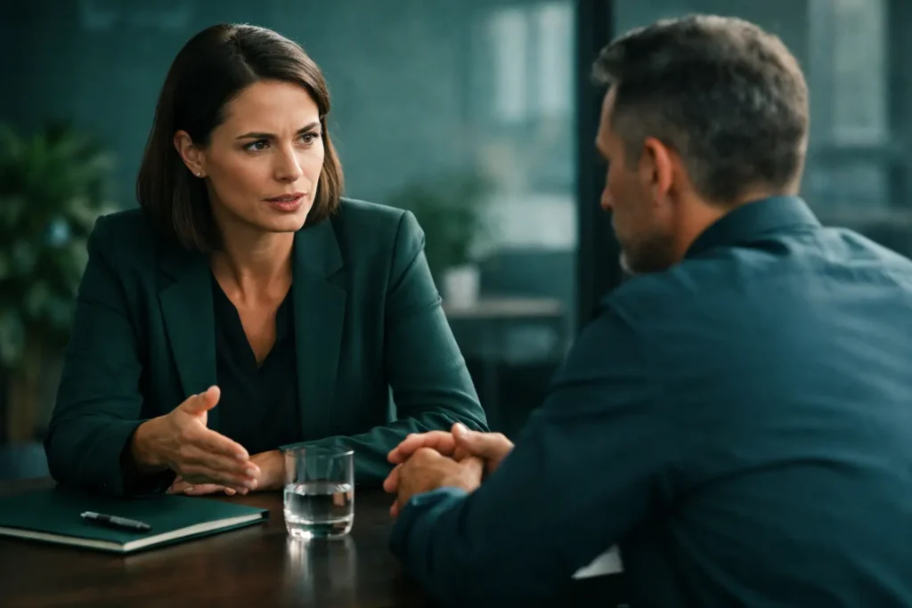 Como conduzir conversas difíceis com firmeza