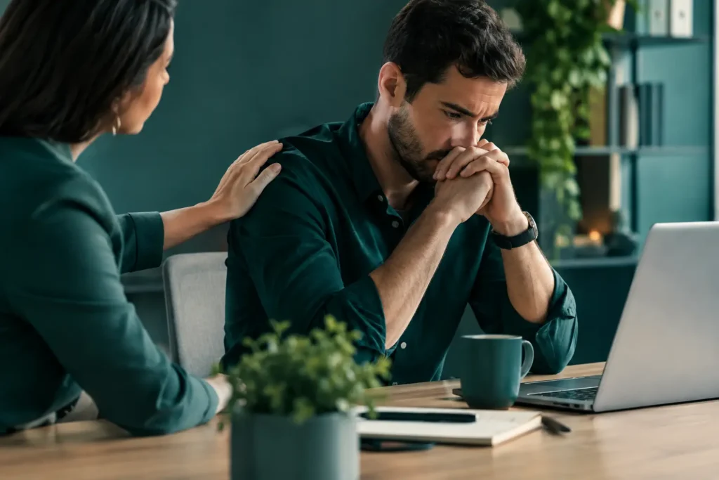 Apoio psicológico para empreendedores sob pressão